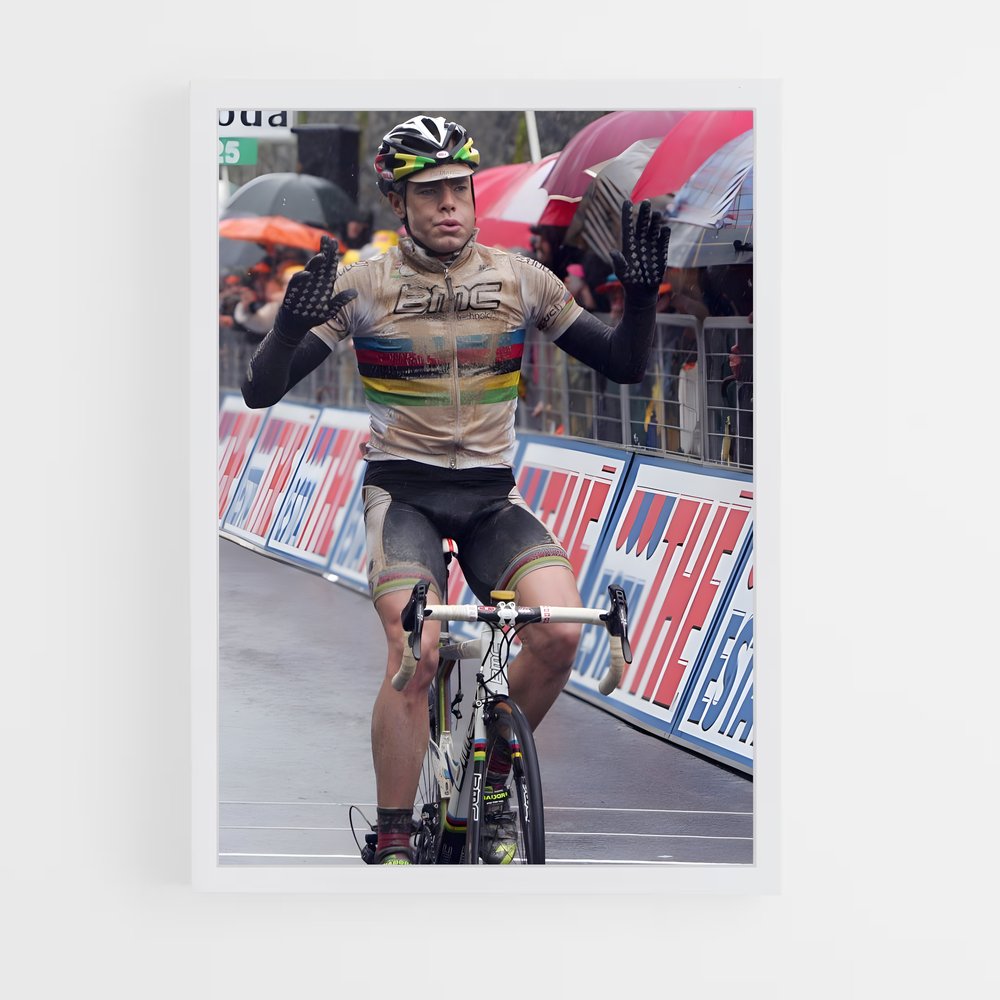 Poster Cadel en Route – affiche Cyclisme (vue 3)